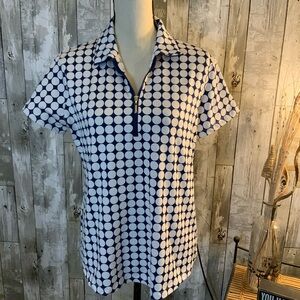Jo fit ladies short sleeve golf polo. Size L